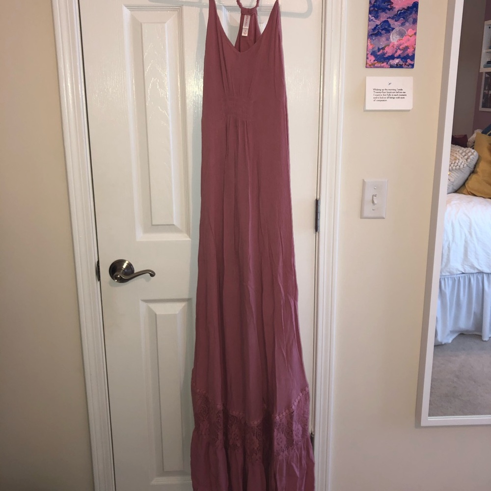 Lilac Summer Maxi Dress